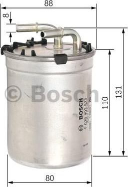 BOSCH F 026 402 835 - Bränslefilter xdelar.se