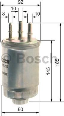 BOSCH F 026 402 229 - Bränslefilter xdelar.se