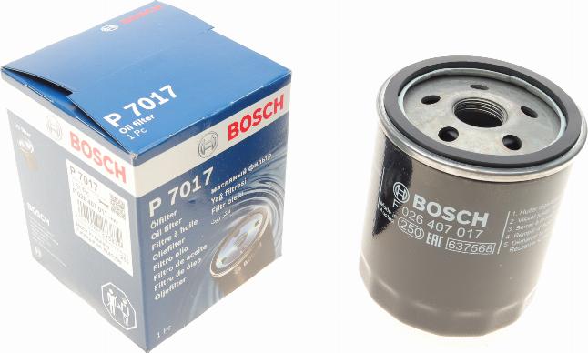 BOSCH F 026 407 017 - Oljefilter xdelar.se