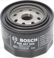 BOSCH F 026 407 024 - Oljefilter xdelar.se