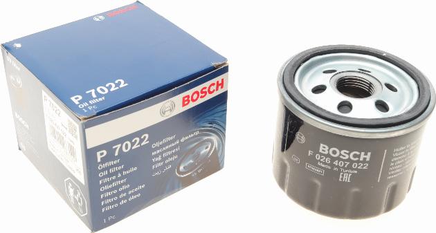 BOSCH F 026 407 022 - Oljefilter xdelar.se