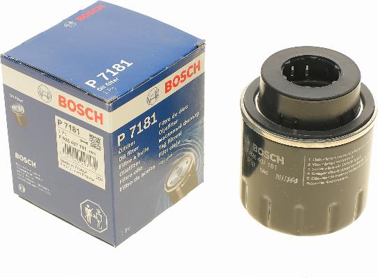 BOSCH F 026 407 181 - Oljefilter xdelar.se