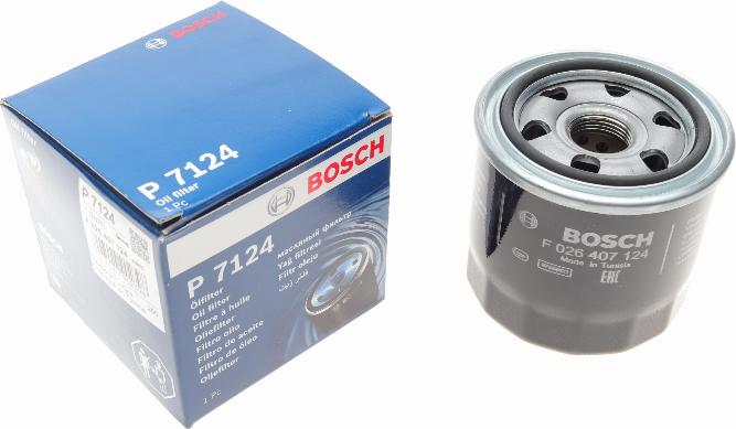 BOSCH F 026 407 124 - Oljefilter xdelar.se