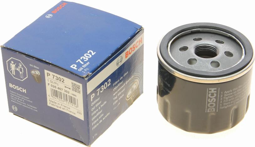 BOSCH F 026 407 302 - Oljefilter xdelar.se