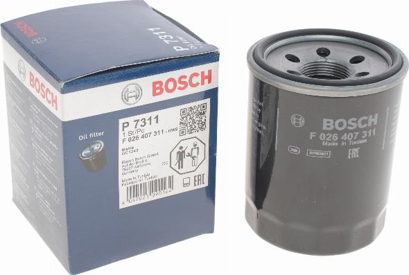 BOSCH F 026 407 311 - Oljefilter xdelar.se