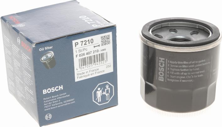 BOSCH F 026 407 210 - Oljefilter xdelar.se