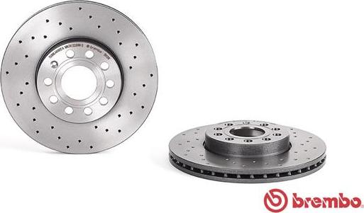 Brembo 09.9145.1X - Bromsskiva xdelar.se