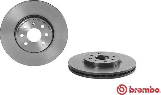 Brembo 09.9159.21 - Bromsskiva xdelar.se