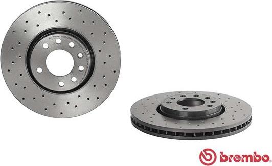 Brembo 09.9162.1X - Bromsskiva xdelar.se