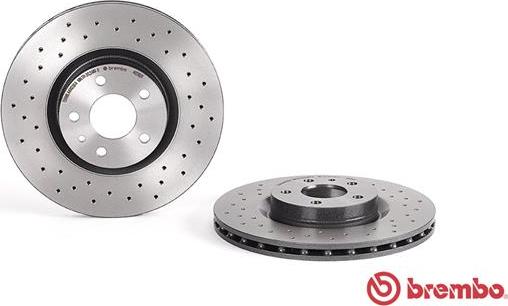 Brembo 09.4939.2X - Bromsskiva xdelar.se