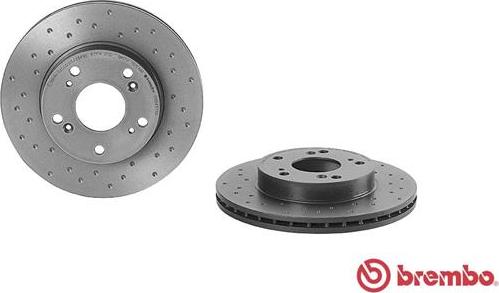 Brembo 09.5457.3X - Bromsskiva xdelar.se