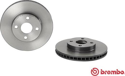 Brembo 09.5844.21 - Bromsskiva xdelar.se