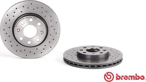 Brembo 09.5843.3X - Bromsskiva xdelar.se