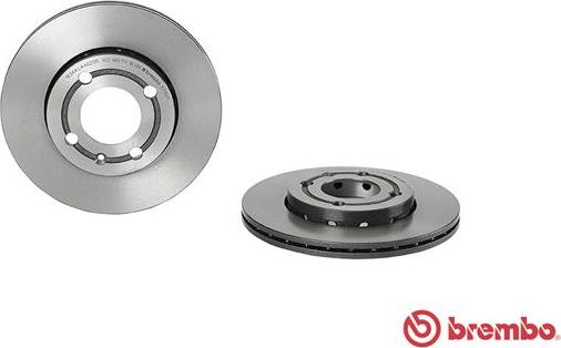 Brembo 09.6799.11 - Bromsskiva xdelar.se