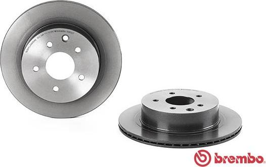 Brembo 09.8969.21 - Bromsskiva xdelar.se