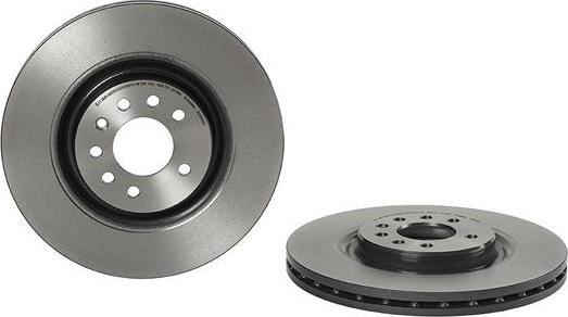 Brembo 09.8649.51 - Bromsskiva xdelar.se