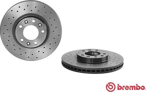 Brembo 09.8303.1X - Bromsskiva xdelar.se