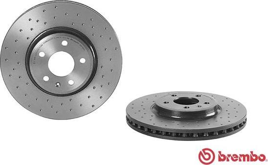 Brembo 09.A758.1X - Bromsskiva xdelar.se