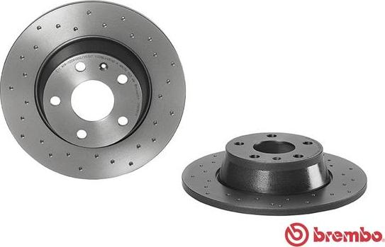 Brembo 08.9769.1X - Bromsskiva xdelar.se