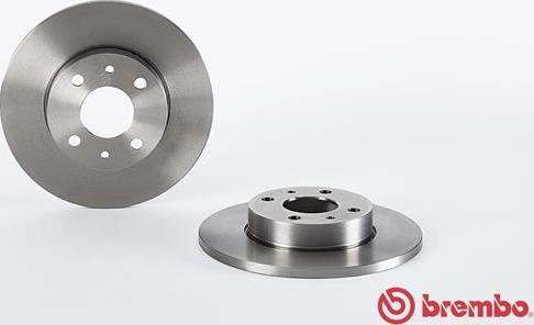 Brembo 08.4917.10 - Bromsskiva xdelar.se