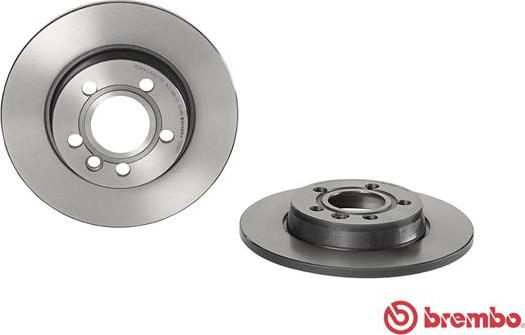 Brembo 08.7288.11 - Bromsskiva xdelar.se