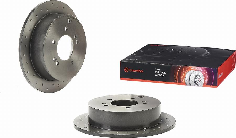 Brembo 08.A446.1X - Bromsskiva xdelar.se