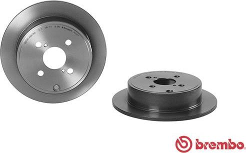 Brembo 08.A331.11 - Bromsskiva xdelar.se