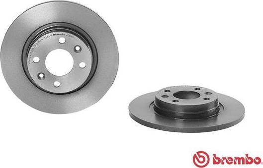 Brembo 08.A268.11 - Bromsskiva xdelar.se