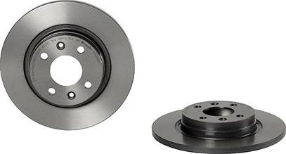 Brembo 08.A268.21 - Bromsskiva xdelar.se