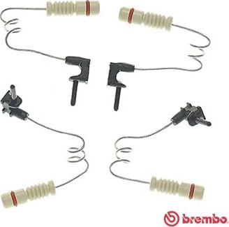 Brembo A 00 387 - Varningssensor, bromsbeläggslitage xdelar.se