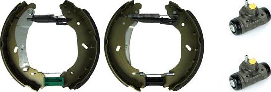 Brembo K 56 017 - Bromsbackar, sats xdelar.se