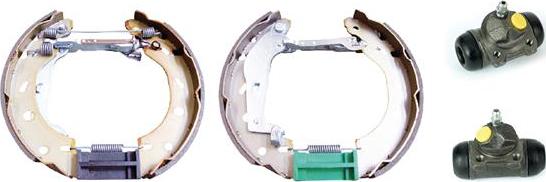 Brembo K 50 005 - Bromsbackar, sats xdelar.se