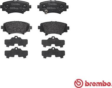 Brembo P 49 049 - Bromsbeläggssats, skivbroms xdelar.se