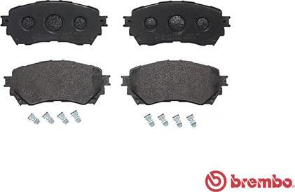 Brembo P 49 048 - Bromsbeläggssats, skivbroms xdelar.se