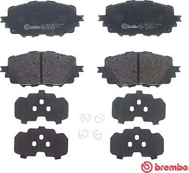 Brembo P 49 054 - Bromsbeläggssats, skivbroms xdelar.se