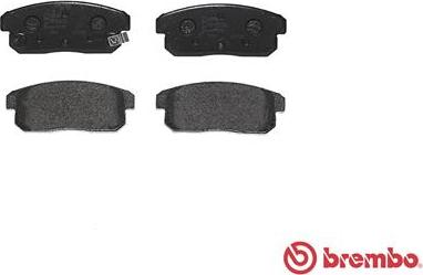 Brembo P 49 035 - Bromsbeläggssats, skivbroms xdelar.se