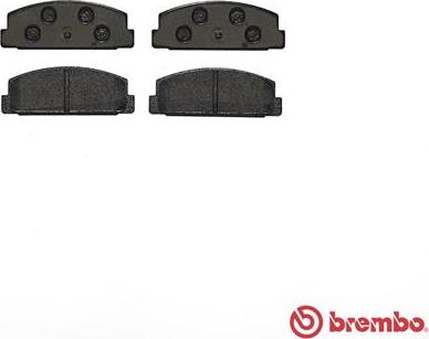 Brembo P 49 036 - Bromsbeläggssats, skivbroms xdelar.se