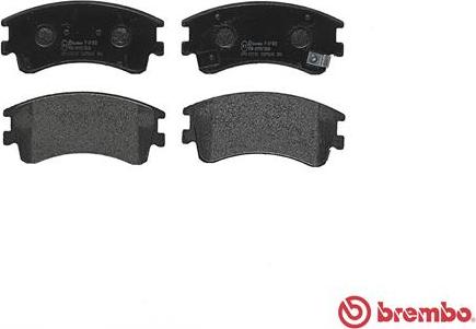 Brembo P 49 032 - Bromsbeläggssats, skivbroms xdelar.se