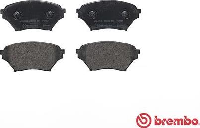 Brembo P 49 029 - Bromsbeläggssats, skivbroms xdelar.se