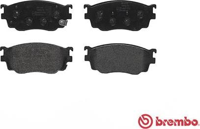 Brembo P 49 026 - Bromsbeläggssats, skivbroms xdelar.se