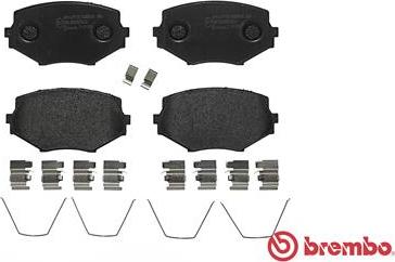 Brembo P 49 020 - Bromsbeläggssats, skivbroms xdelar.se