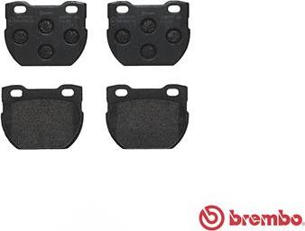 Brembo P 44 007 - Bromsbeläggssats, skivbroms xdelar.se