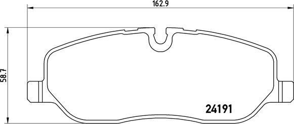 Brembo P 44 014 - Bromsbeläggssats, skivbroms xdelar.se