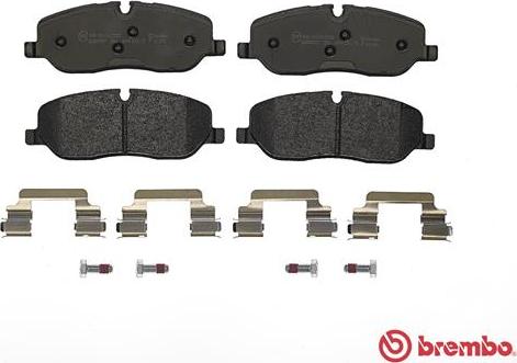 Brembo P 44 014 - Bromsbeläggssats, skivbroms xdelar.se