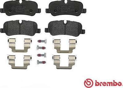 Brembo P 44 013 - Bromsbeläggssats, skivbroms xdelar.se