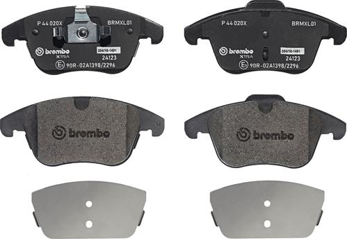 Brembo P 44 020X - Bromsbeläggssats, skivbroms xdelar.se