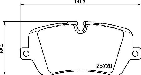 Brembo P 44 021 - Bromsbeläggssats, skivbroms xdelar.se