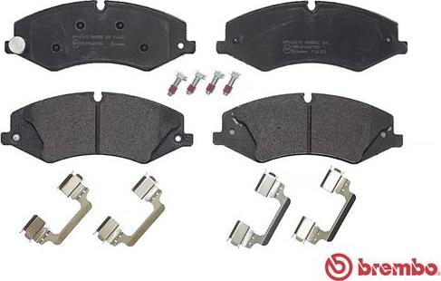 Brembo P 44 022 - Bromsbeläggssats, skivbroms xdelar.se