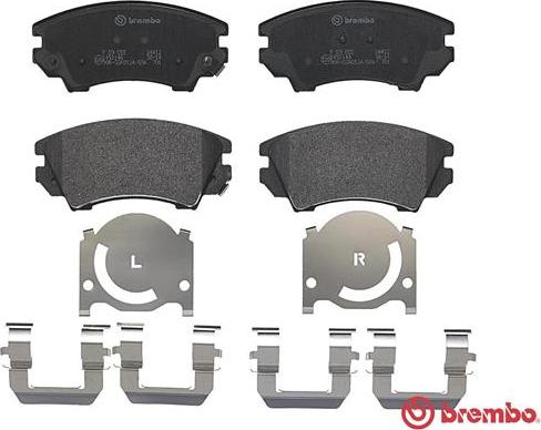 Brembo P 59 055 - Bromsbeläggssats, skivbroms xdelar.se