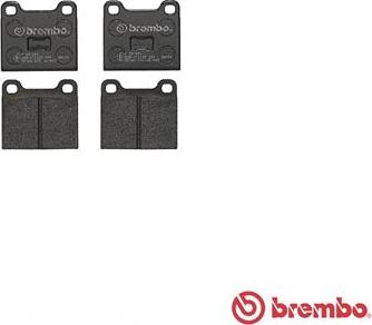 Brembo P 59 001 - Bromsbeläggssats, skivbroms xdelar.se